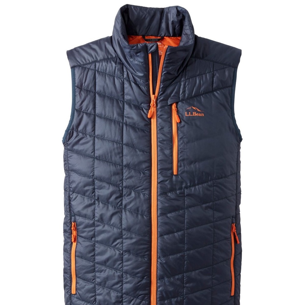 L.L. Bean Men’s PrimaLoft Packaway Vest, Carbon Navy, XL
